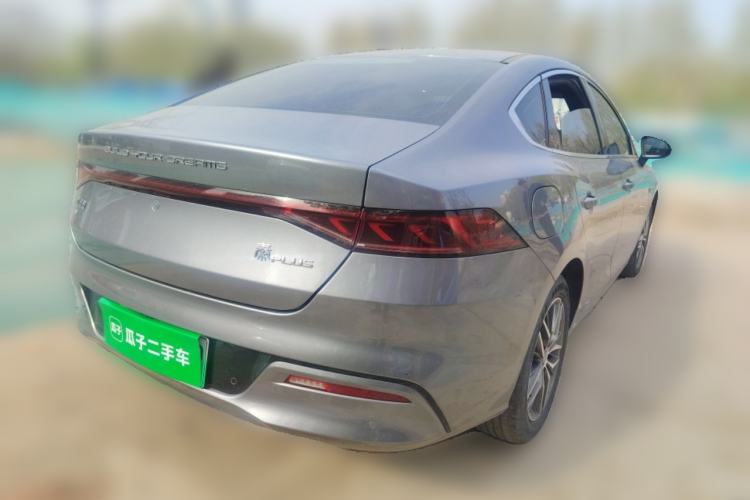 Used BYD Qin PLUS 2021 EV 500KM Premium Model Rear Right 45 Deg