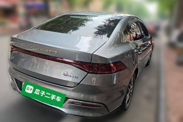 Used BYD Qin PLUS 2021 EV 500KM Luxury Model Rear Right 45 Deg