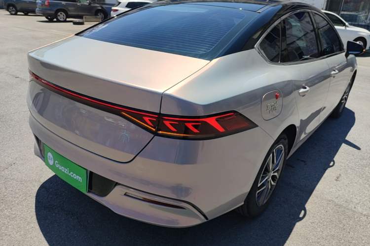 Used BYD Qin PLUS 2021 EV 400KM Luxury Model Rear Right 45 Deg