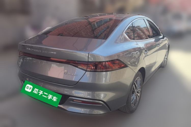 Used BYD Qin PLUS 2021 DM-i 55KM Flagship Model Rear Right 45 Deg