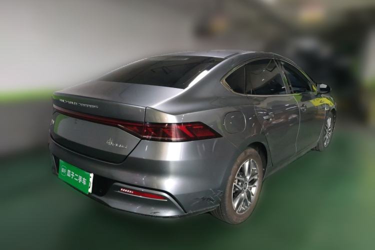 Used BYD Qin PLUS 2021 EV 500KM Luxury Model Rear Right 45 Deg