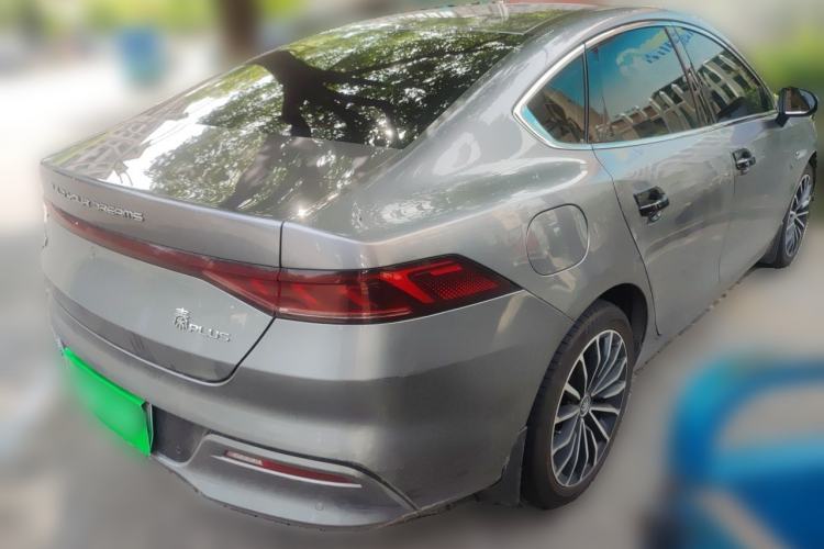 Used BYD Qin PLUS 2021 EV 600KM Flagship Model Rear Right 45 Deg