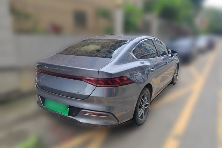 Used BYD Qin PLUS 2021 EV 500KM Luxury Model Rear Right 45 Deg