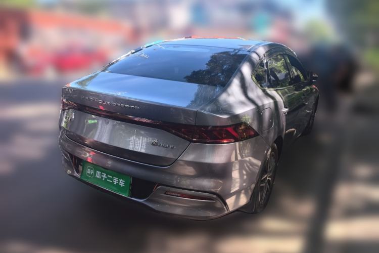 Used BYD Qin PLUS 2021 EV 500KM Luxury Model Rear Right 45 Deg