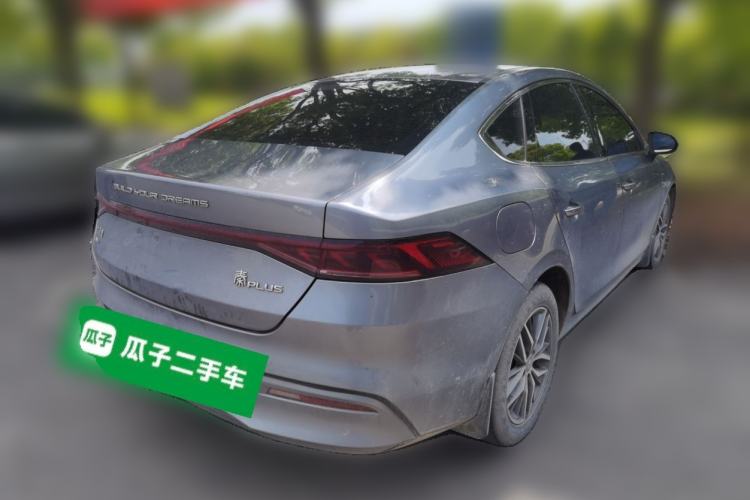 Used BYD Qin PLUS 2021 DM-i 55KM Flagship Model Rear Right 45 Deg