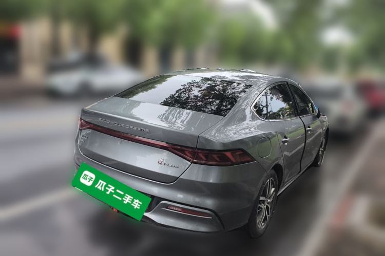 Used BYD Qin PLUS 2021 DM-i 55KM Flagship Model Rear Right 45 Deg