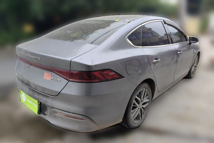 Used BYD Qin PLUS 2021 EV 500KM Luxury Model Rear Right 45 Deg
