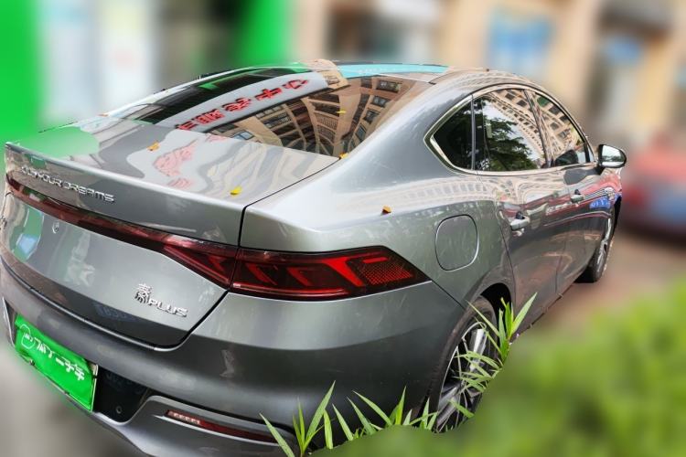 Used BYD Qin PLUS 2021 EV 500KM Premium Model Rear Right 45 Deg