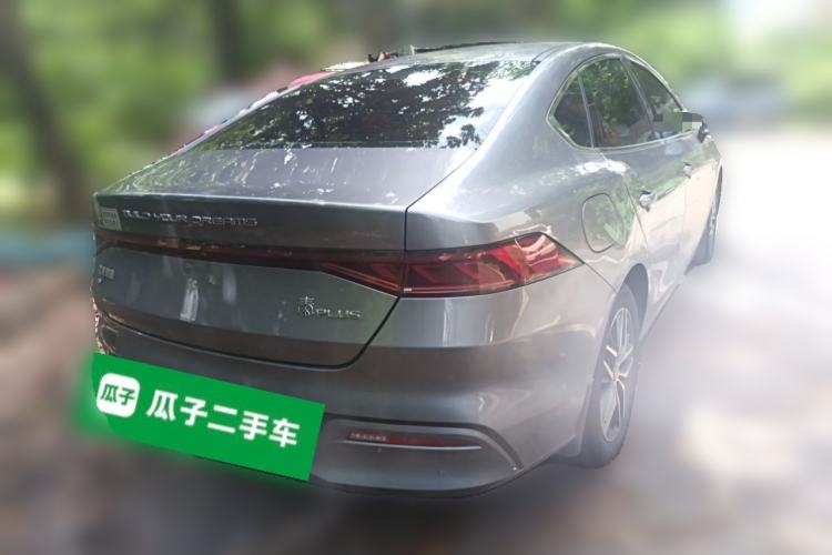 Used BYD Qin PLUS 2021 EV 500KM Luxury Model Rear Right 45 Deg