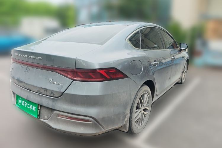 Used BYD Qin PLUS 2021 DM-i 55KM Flagship Model Rear Right 45 Deg