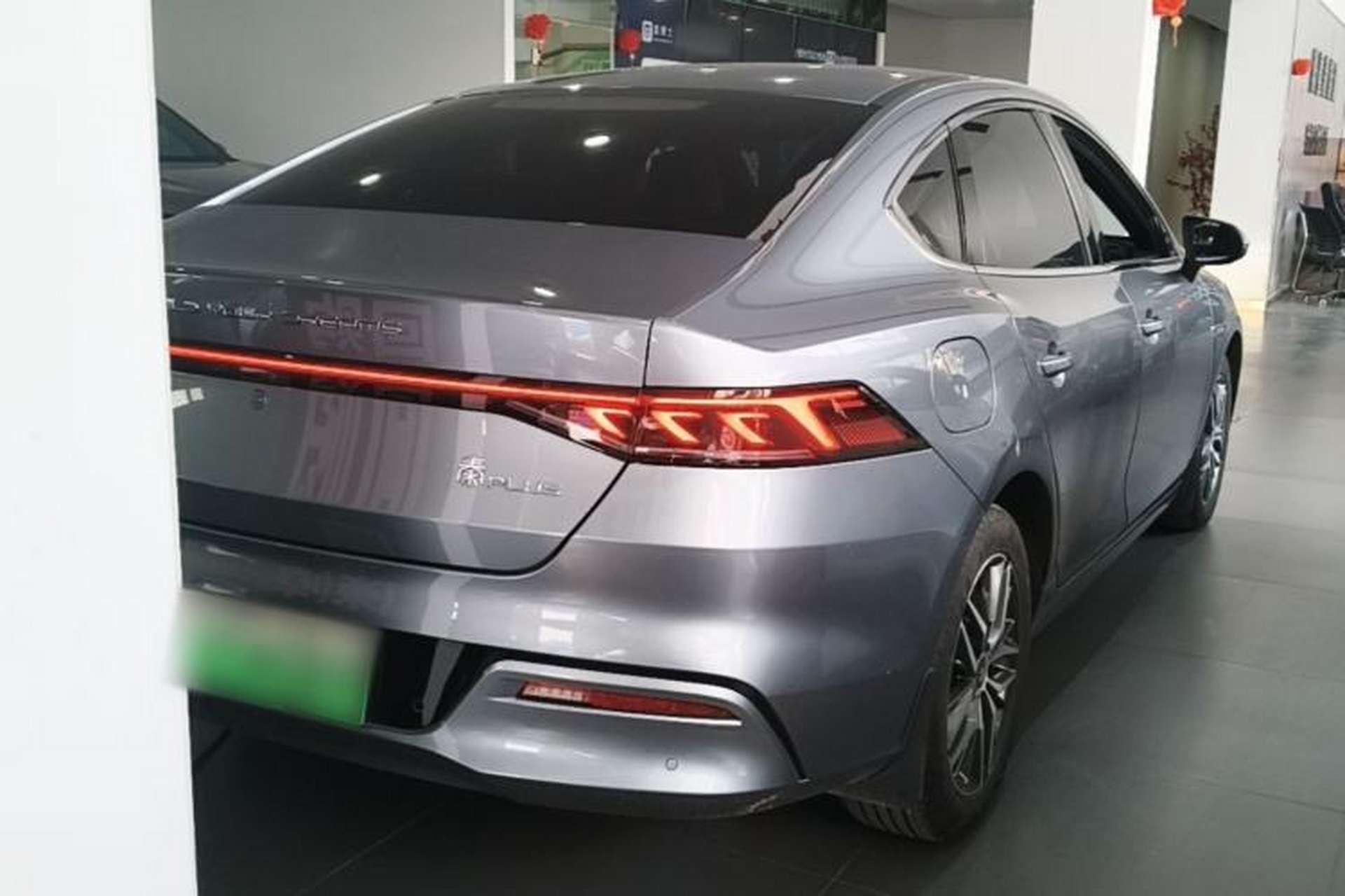 Used BYD Qin PLUS 2021 DM-i 55KM Flagship Model Rear Right 45 Deg