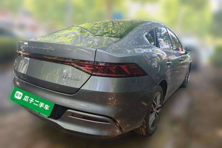 Used BYD Qin PLUS 2021 EV 500KM Luxury Model Rear Right 45 Deg