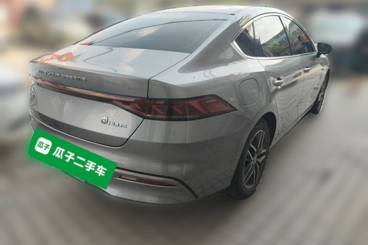 Used BYD Qin PLUS 2021 EV 500KM Luxury Model Rear Right 45 Deg