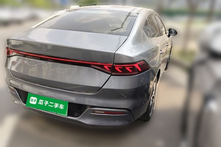 Used BYD Qin PLUS 2021 EV 500KM Luxury Model Rear Right 45 Deg