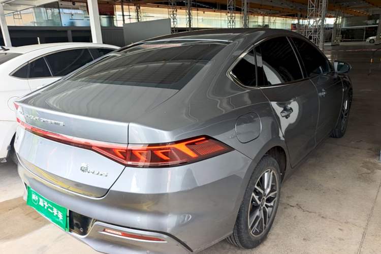 Used BYD Qin PLUS 2021 DM-i 55KM Flagship Model Rear Right 45 Deg