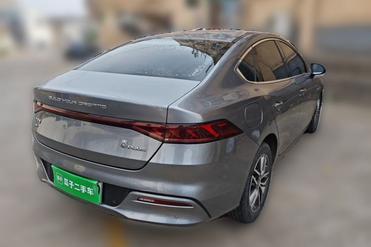 Used BYD Qin PLUS 2021 DM-i 55KM Flagship Model Rear Right 45 Deg