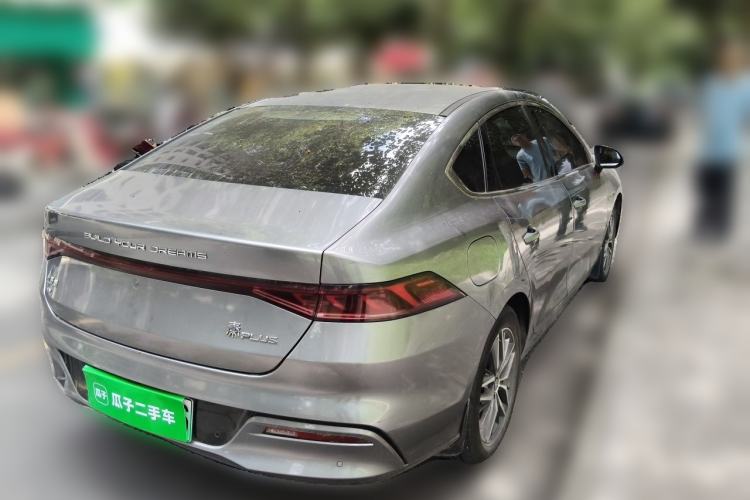 Used BYD Qin PLUS 2021 EV 500KM Luxury Model Rear Right 45 Deg