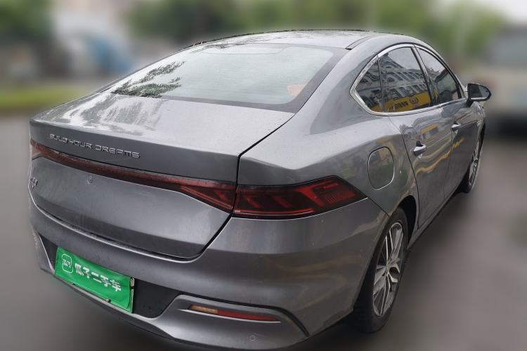 Used BYD Qin PLUS 2021 EV 500KM Luxury Model Rear Right 45 Deg