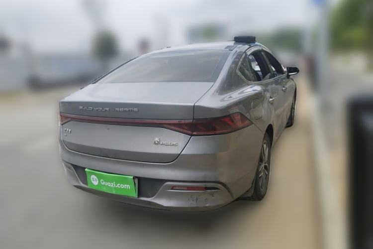 Used BYD Qin PLUS 2021 EV 400KM Luxury Model Rear Right 45 Deg
