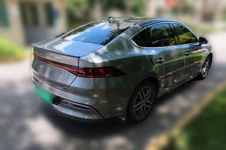 Used BYD Qin PLUS 2021 DM-i 55KM Flagship Model Rear Right 45 Deg