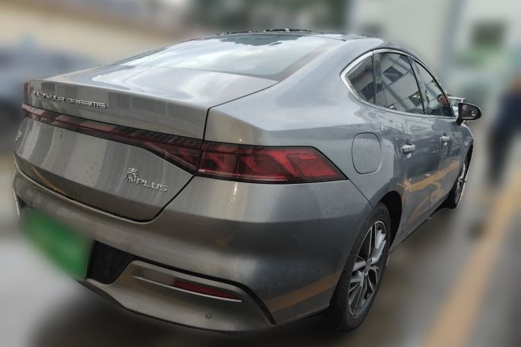 Used BYD Qin PLUS 2021 EV 500KM Luxury Model Rear Right 45 Deg