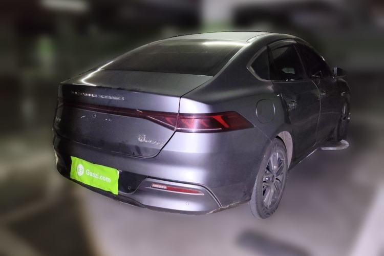 Used BYD Qin PLUS 2021 EV 500KM Luxury Model Rear Right 45 Deg
