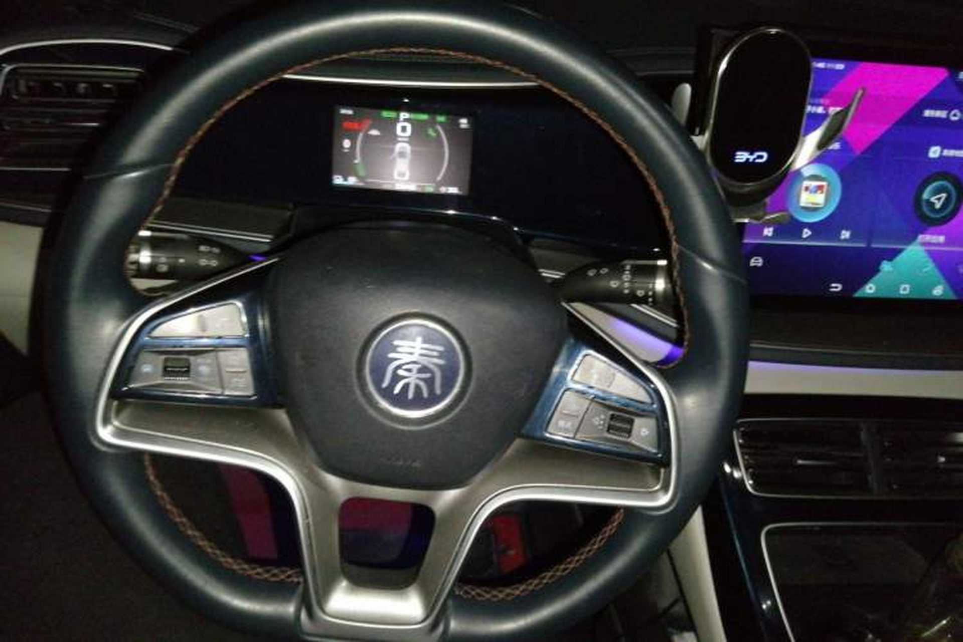 Used BYD Qin PLUS 2021 EV 500KM Premium Model Steering Wheel