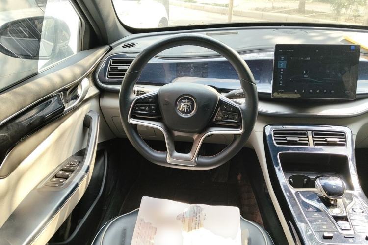 Used BYD Qin PLUS 2021 EV 500KM Luxury Model Steering Wheel