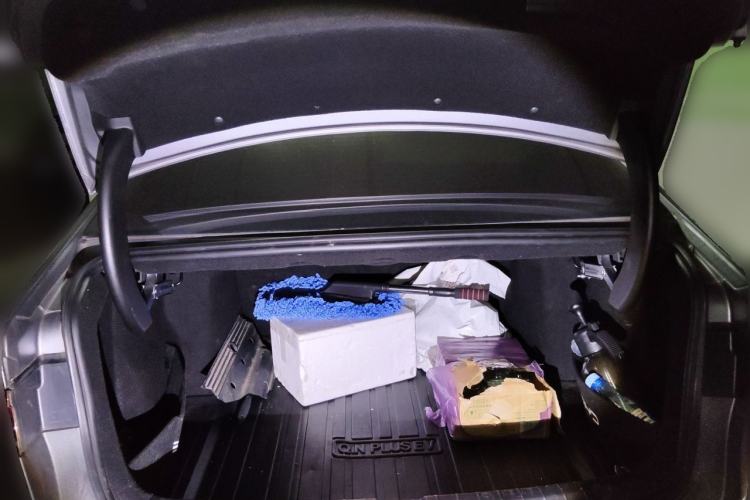 Used BYD Qin PLUS 2021 EV 500KM Luxury Model Trunk