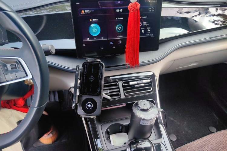Used BYD Qin PLUS 2021 DM-i 55KM Prestige Model Audio And AC Panel