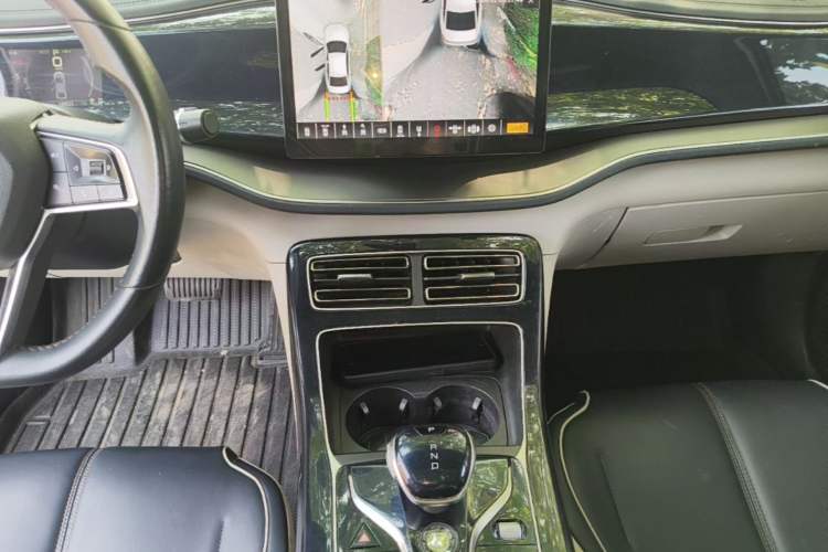 Used BYD Qin PLUS 2021 DM-i 55KM Flagship Model Audio And AC Panel