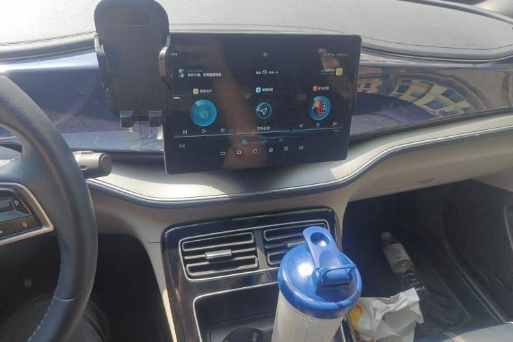 Used BYD Qin PLUS 2021 DM-i 55KM Flagship Model Audio And AC Panel