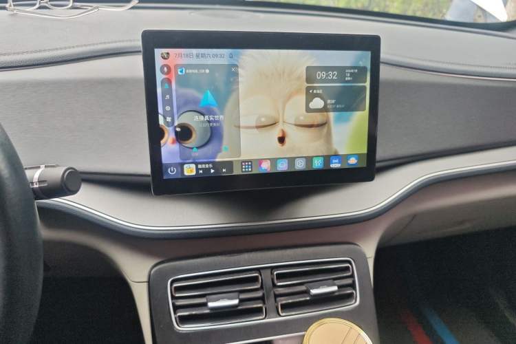 Used BYD Qin PLUS 2021 DM-i 120KM Prestige Model Audio And AC Panel