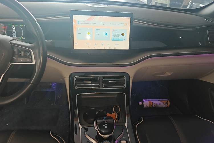 Used BYD Qin PLUS 2021 DM-i 120KM Prestige Model Audio And AC Panel