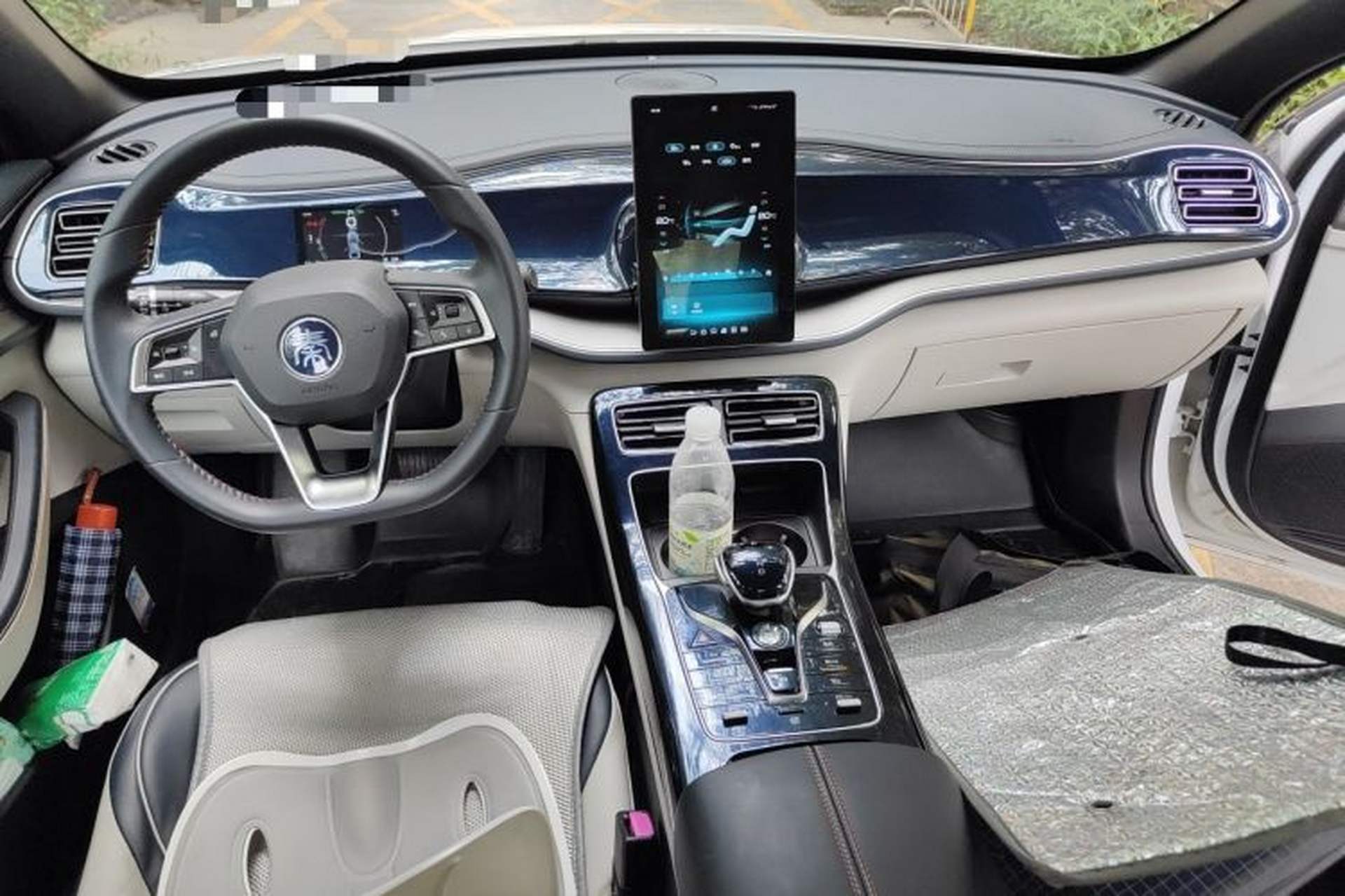 Used BYD Qin PLUS 2021 DM-i 55KM Flagship Model Center Console