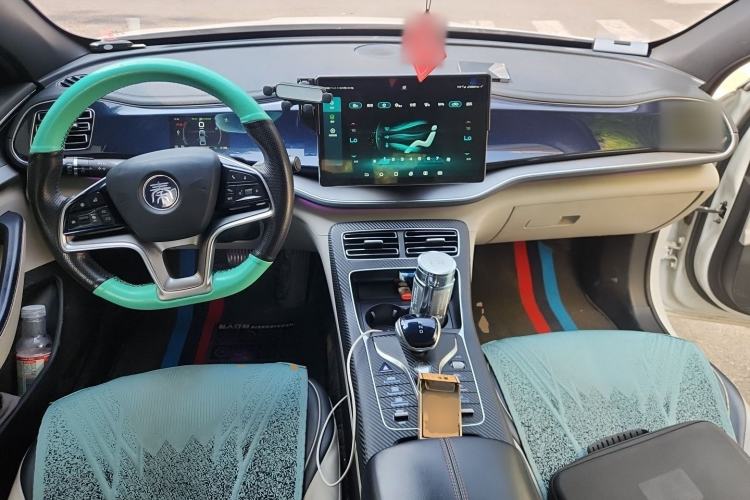 Used BYD Qin PLUS 2021 EV 500KM Premium Model Center Console