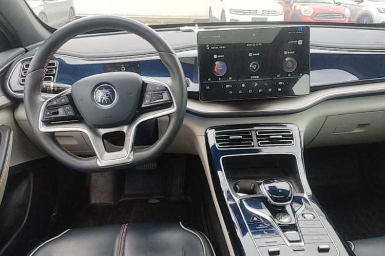 Used BYD Qin PLUS 2021 EV 500KM Premium Model Center Console