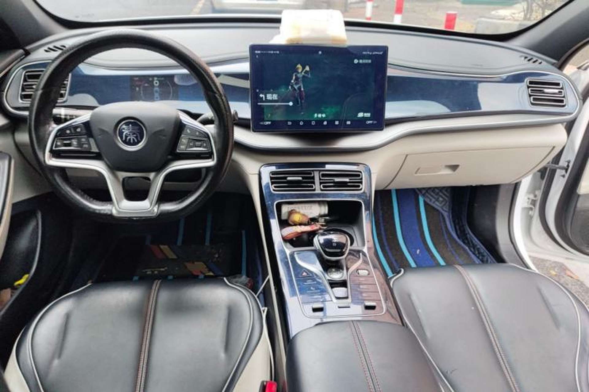 Used BYD Qin PLUS 2021 EV 600KM Flagship Model Center Console