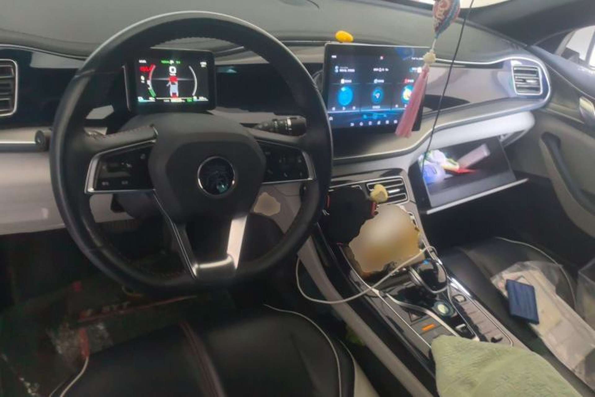 Used BYD Qin PLUS 2021 DM-i 55KM Flagship Model Center Console