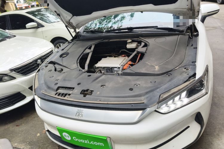 Used BYD Qin PLUS 2021 EV 400KM Luxury Model Engine Bay