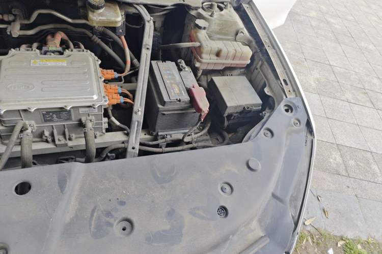 Used BYD Qin PLUS 2021 EV 500KM Luxury Model Engine Bay Left
