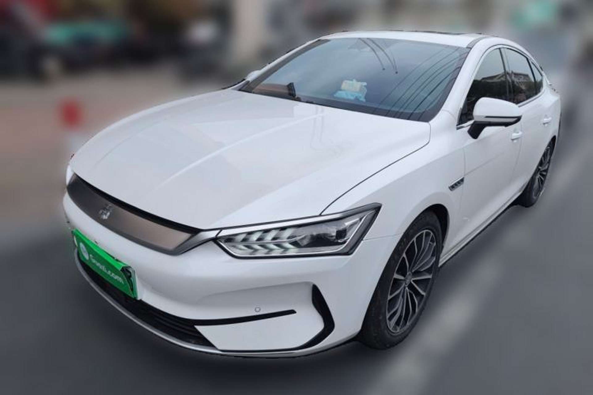 Used BYD Qin PLUS 2021 EV 600KM Flagship Model Front Left 45 Deg