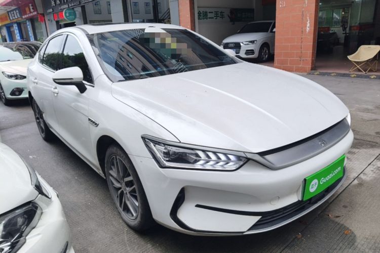Used BYD Qin PLUS 2021 EV 400KM Luxury Model Front Right 45 Deg