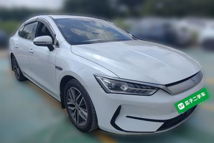 Used BYD Qin PLUS 2021 EV 500KM Premium Model Front Right 45 Deg
