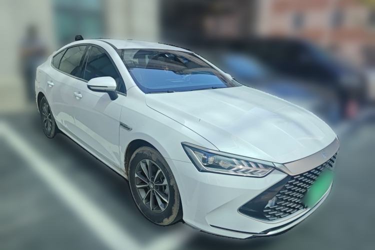Used BYD Qin PLUS 2021 DM-i 55KM Prestige Model Front Right 45 Deg