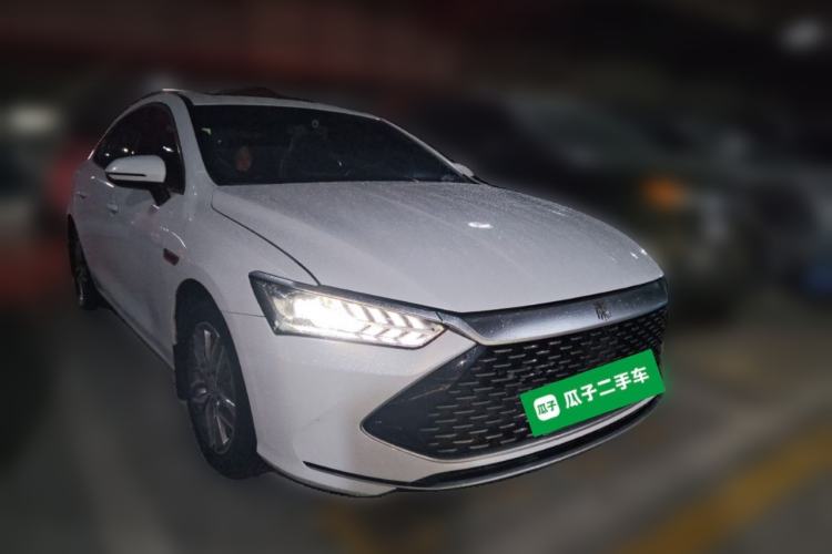 Used BYD Qin PLUS 2021 DM-i 55KM Flagship Model Front Right 45 Deg