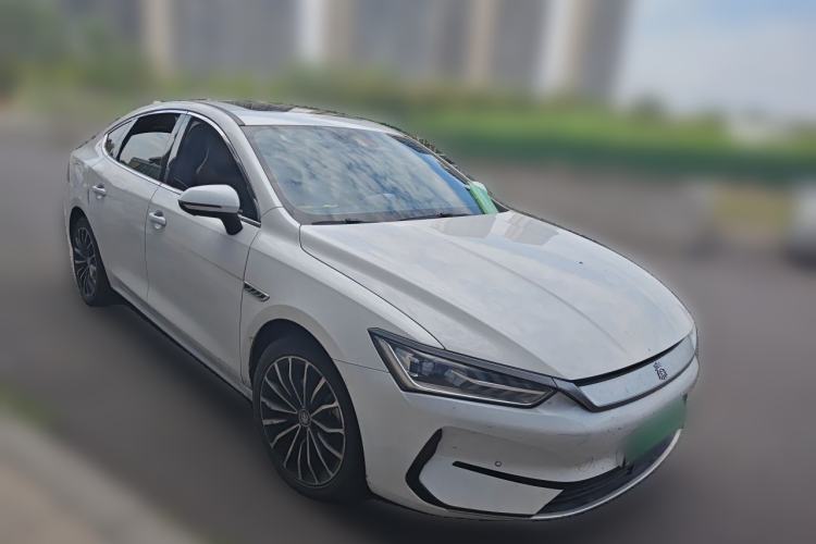 Used BYD Qin PLUS 2021 EV 600KM Flagship Model Front Right 45 Deg