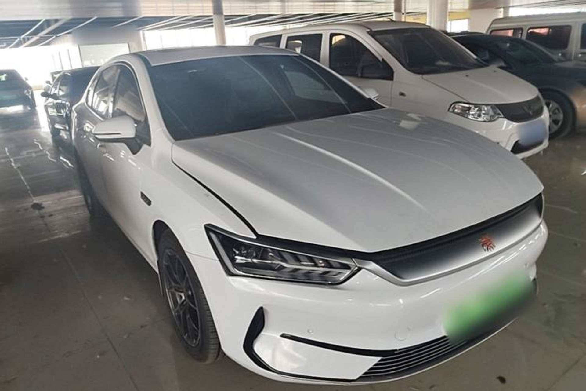 Used BYD Qin PLUS 2021 EV 500KM Luxury Model Front Right 45 Deg