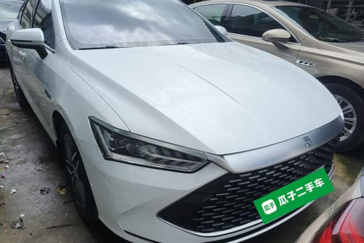 Used BYD Qin PLUS 2021 DM-i 55KM Flagship Model Front Right 45 Deg