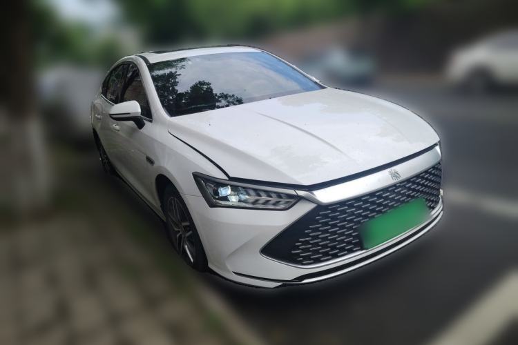 Used BYD Qin PLUS 2021 DM-i 55KM Flagship Model Front Right 45 Deg